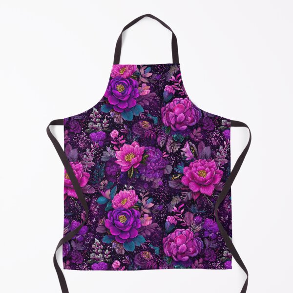 Item preview, Dark Galaxy Botanical Floral Seamless Pattern designed and sold by Nyx Creates.