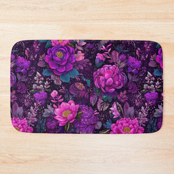 Item preview, Dark Galaxy Botanical Floral Seamless Pattern designed and sold by Nyx Creates.