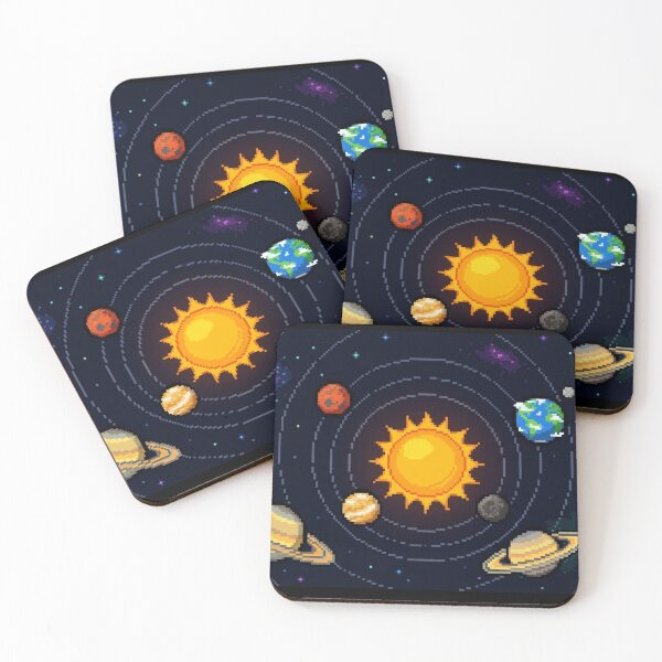 Item preview, Retro Pixel Solar System designed and sold by BiagioPOD.