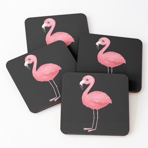 Item preview, Tropical Baby Flamingo Watercolor - Cute Nursery Art designed and sold by Lumina-Studio.
