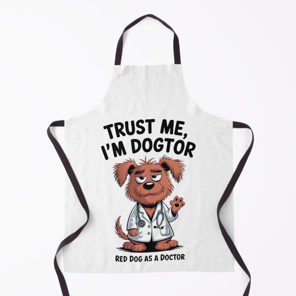 Item preview, Funny Skinny Dog Doctor – Trust Me I’m Dogtor Sarcastic Vet Art designed and sold by Gadget80.