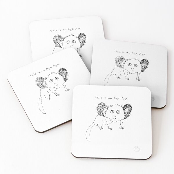 Item preview, This is an Aye Aye - Cute Badly Drawn Aye Aye designed and sold by Badly Drawn Animals.