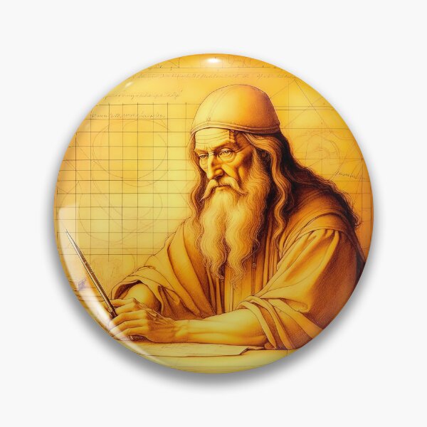 Artikelvorschau, Porträt eines alten Weisen, inspiriert von Leonardo da Vinci entworfen und verkauft von LanaGustavsson.