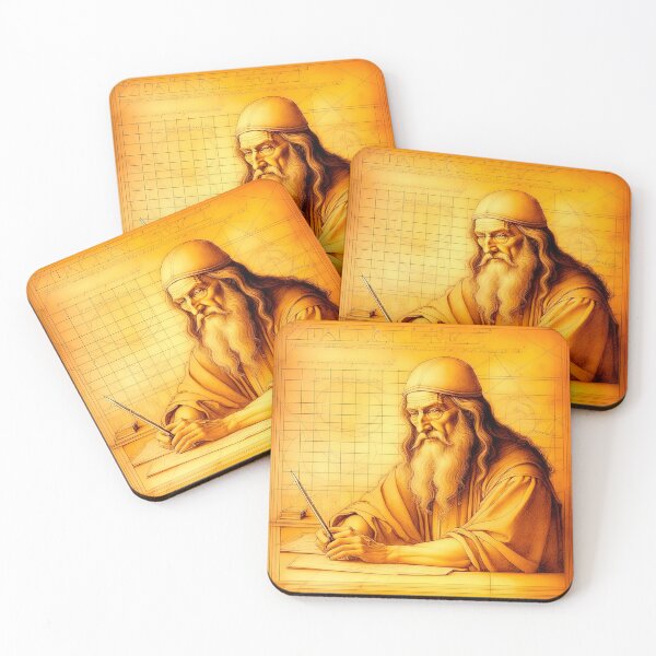 Artikelvorschau, Porträt eines alten Weisen, inspiriert von Leonardo da Vinci entworfen und verkauft von LanaGustavsson.