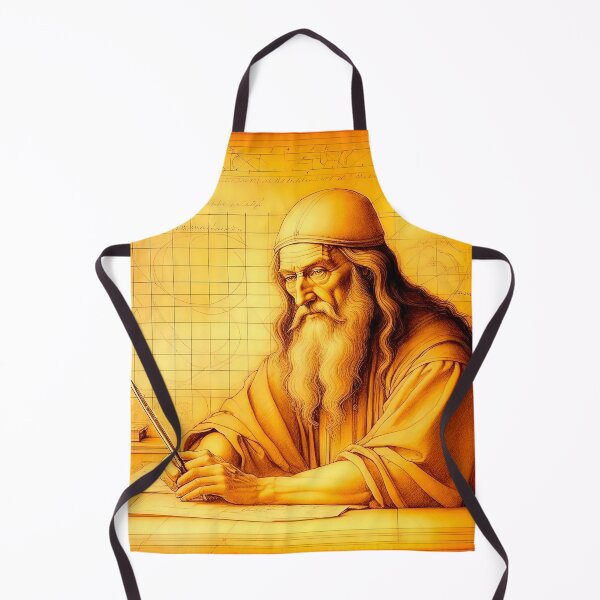 Item preview, Portrait Of An Old Sage Inspired By Leonardo da Vinci designed and sold by LanaGustavsson.