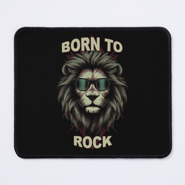 Item preview, born to rock, lion rockstar designed and sold by fabiandesigns88.