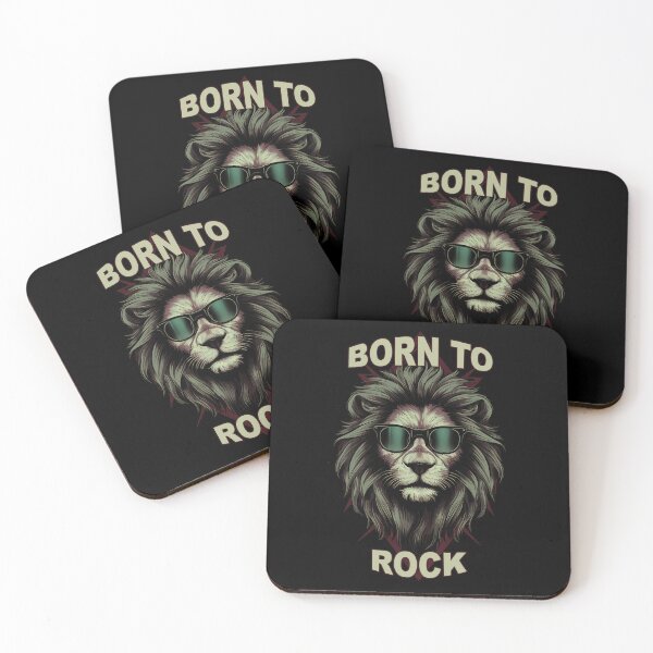 Item preview, born to rock, lion rockstar designed and sold by fabiandesigns88.