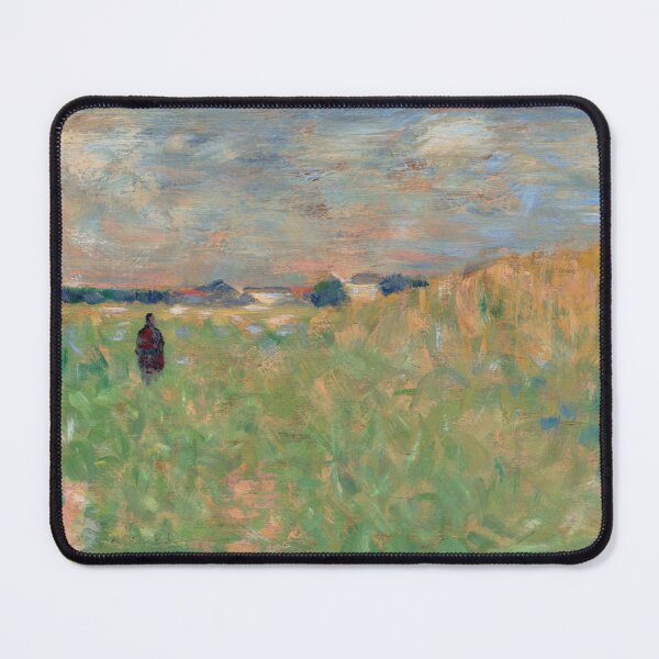 Item preview, A Summer Landscape by Georges Seurat: Neo Impressionist Countryside Poster designed and sold by artofuniverse.