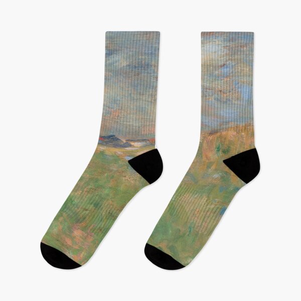 Item preview, A Summer Landscape by Georges Seurat: Neo Impressionist Countryside Poster designed and sold by artofuniverse.