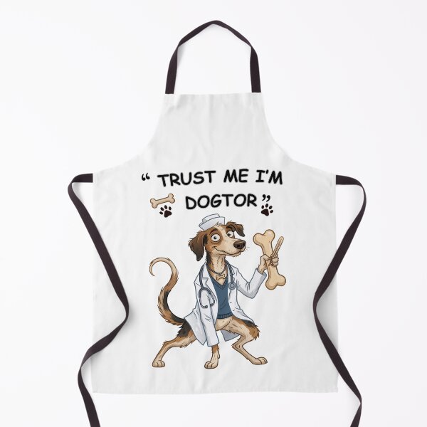 Item preview, Funny Skinny Dog Doctor – Trust Me I’m Dogtor Sarcastic Vet Art designed and sold by Gadget80.
