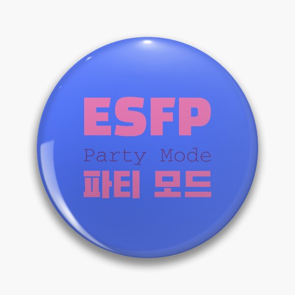 Item preview, ESFP Party Mode Korean Typography Design designed and sold by aikdreams.