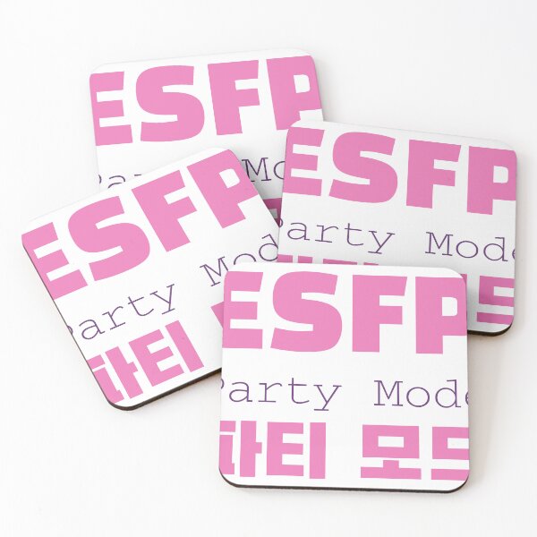 Item preview, ESFP Party Mode Korean Typography Design designed and sold by aikdreams.