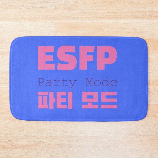 Item preview, ESFP Party Mode Korean Typography Design designed and sold by aikdreams.