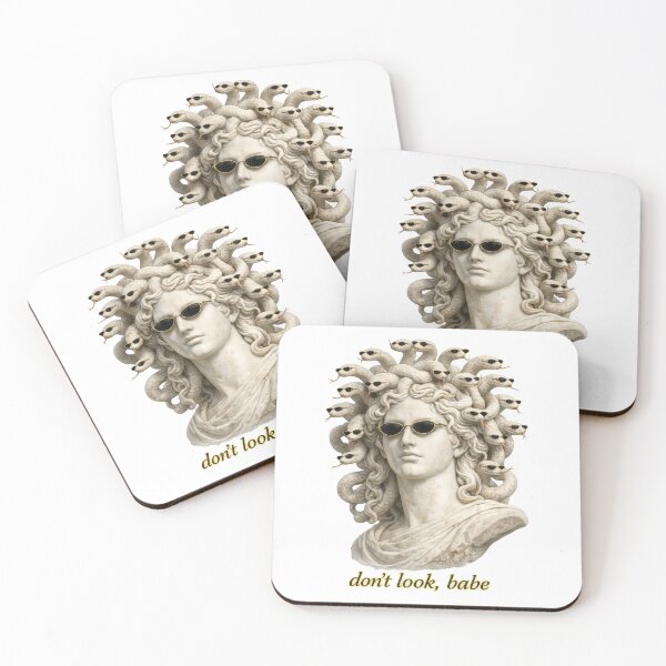 Item preview, Don’t Look, Babe – Medusa Statue with Sunglasses designed and sold by jgvisualarts.