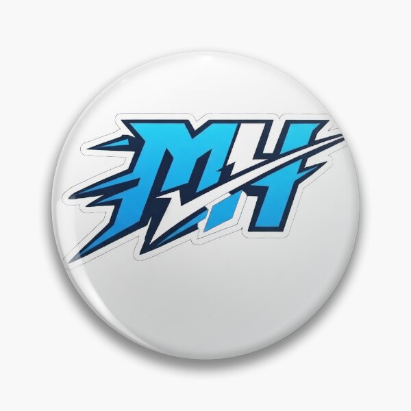 Item preview, Modern Electric Blue MH Gaming Logo Mascot designed and sold by Mh-Cart-India.