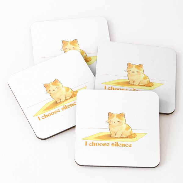 Item preview, I Choose Silence - Minimal Cat designed and sold by Mr. Pawsome.
