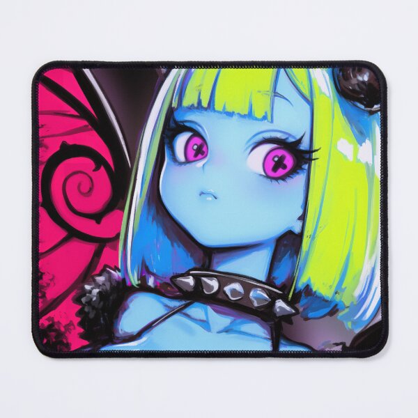 Item preview, Neon Goth Anime Demon Girl designed and sold by bubblegoth.
