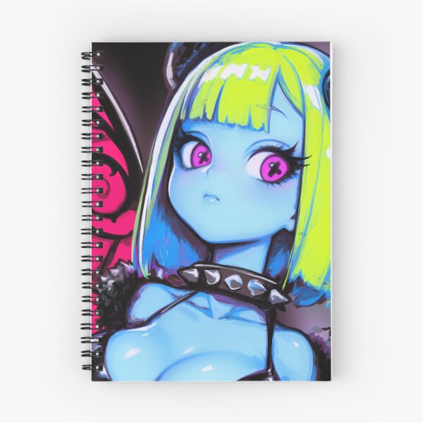 Item preview, Neon Goth Anime Demon Girl designed and sold by bubblegoth.
