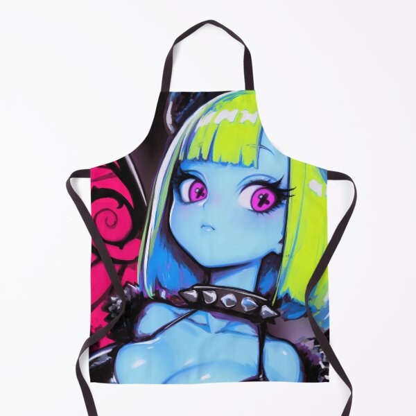 Item preview, Neon Goth Anime Demon Girl designed and sold by bubblegoth.