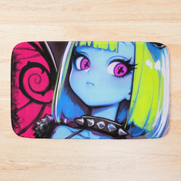Item preview, Neon Goth Anime Demon Girl designed and sold by bubblegoth.