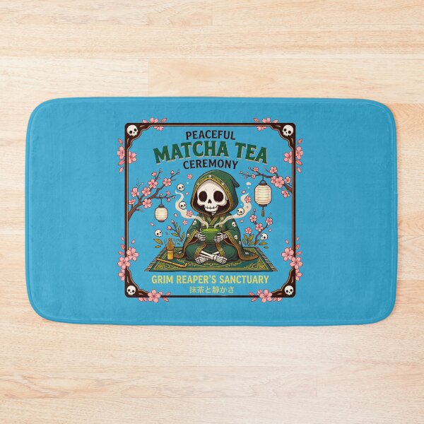 Item preview, Peaceful Matcha Tea Ceremony Skeleton designed and sold by TeeARTHY.