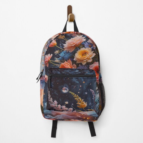 Item preview, Dreamy Cosmic Floral Bouquet – Galaxy Inspired Flower Art Print designed and sold by BeautifulVirtues.