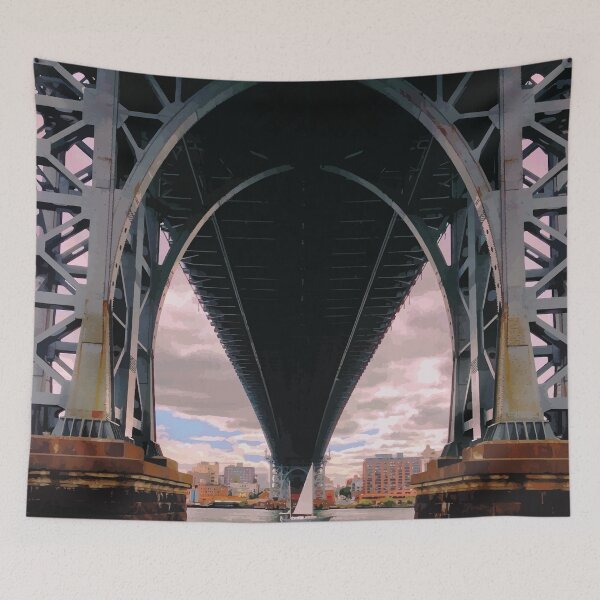 Item preview, Underbridge View Over Water and City designed and sold by Arturo Daniel Garcia Palomo.