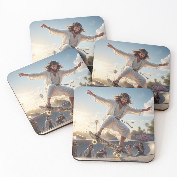 Item preview, Jesus on a skateboard at skate park  designed and sold by Andersong.