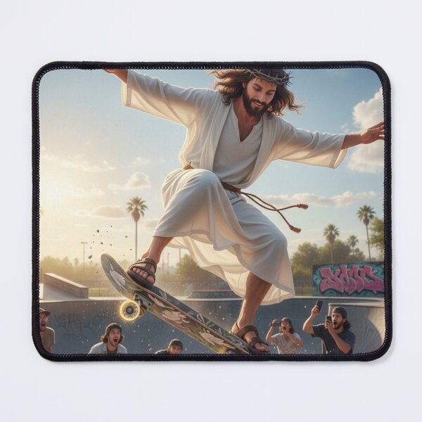 Item preview, Jesus on a skateboard at skate park designed and sold by Andersong.