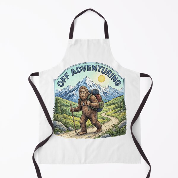 Item preview, Off Adventuring Bigfoot Hiking Mountains Adventure designed and sold by TeeARTHY.