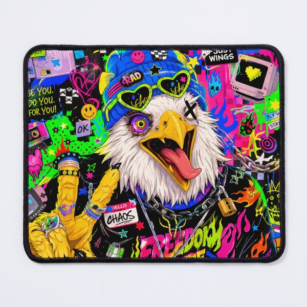 Item preview, Maximalist Playful Chaos Style Eagle designed and sold by AndreBarnard.