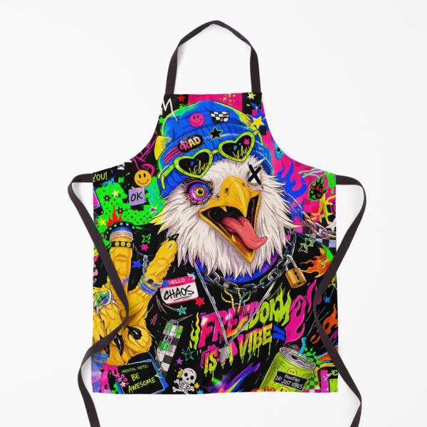 Item preview, Maximalist Playful Chaos Style Eagle designed and sold by AndreBarnard.