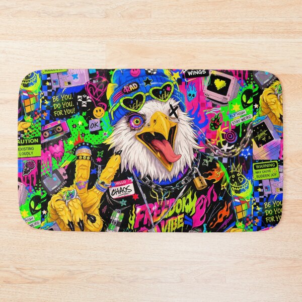 Item preview, Maximalist Playful Chaos Style Eagle designed and sold by AndreBarnard.