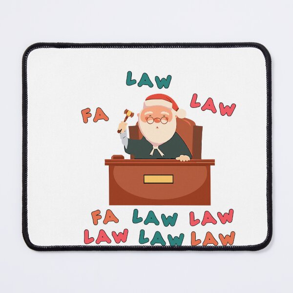 Item preview, Funny Lawyer Christmas Santas Fa Law Law Merry Christmas designed and sold by BestTee4You.