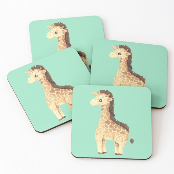 Item preview, Cute Watercolor Baby Giraffe - Tropical Nursery Art designed and sold by Lumina-Studio.