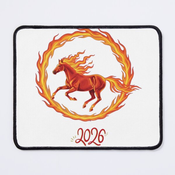 Item preview, Fire Horse 2026 | Year of the Fire Horse Zodiac Art designed and sold by Julison2015.