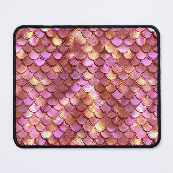 Item preview, Pink Iridescent Mermaid Scale Seamless Pattern designed and sold by Nyx Creates.