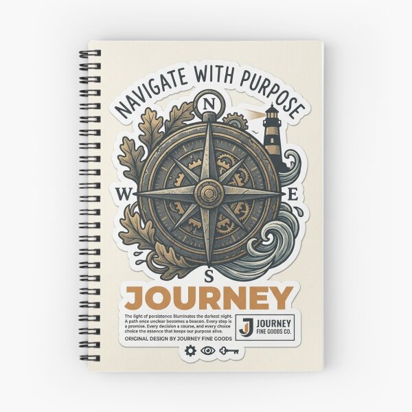 Artikelvorschau, Vintage Compass Journey – Navigiere mit Sinn und Zweck (Kunst) entworfen und verkauft von RickyStick.
