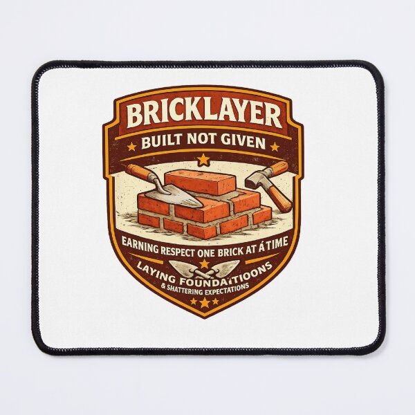 Item preview, Bricklayer Built Not Given – Mason Work Ethic | Hard Work Trade Design designed and sold by SilenceInNature.