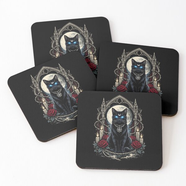 Item preview, Lunar Black Cat Ritual  designed and sold by OlgaLune .