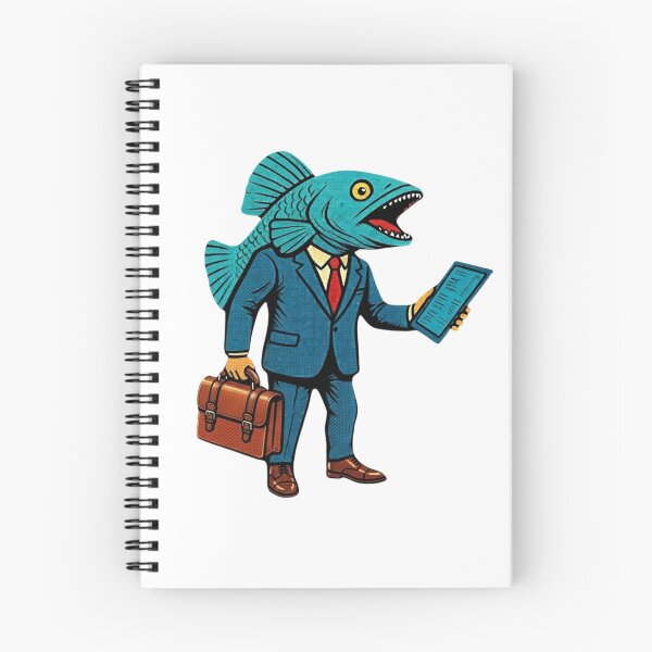 Item preview, Surreal Corporate Fish Retro Pop Art designed and sold by RDproject.