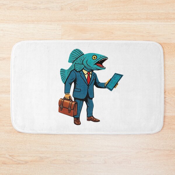 Item preview, Surreal Corporate Fish Retro Pop Art designed and sold by RDproject.