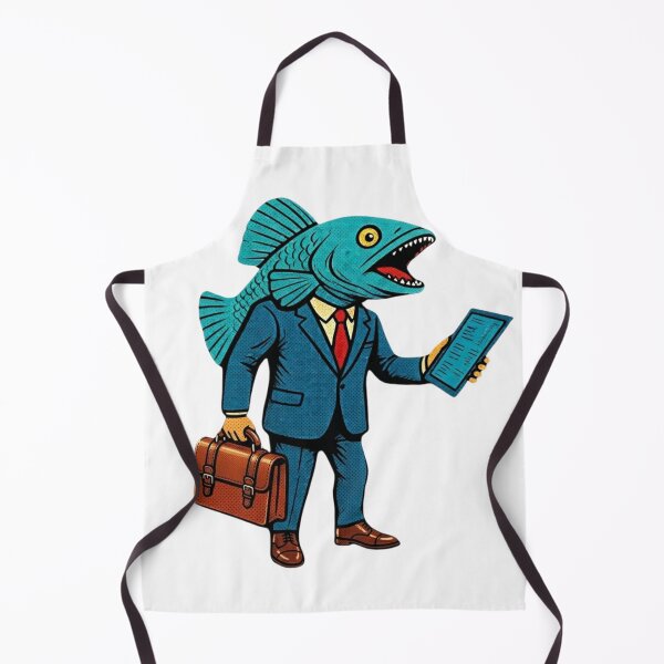 Item preview, Surreal Corporate Fish Retro Pop Art designed and sold by RDproject.