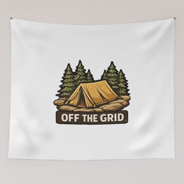 Item preview, Off the Grid Camping Tent designed and sold by Bronse Wear.