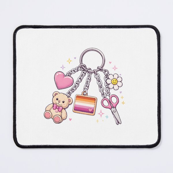 Item preview, Lesbain keychain designed and sold by BritPoPBrat.