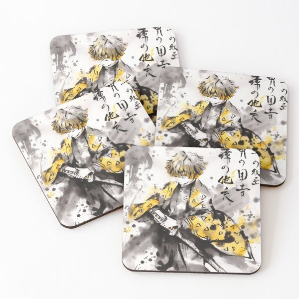 Item preview, Zenitsu Sumi-e  designed and sold by AnimeArsenalPrints.