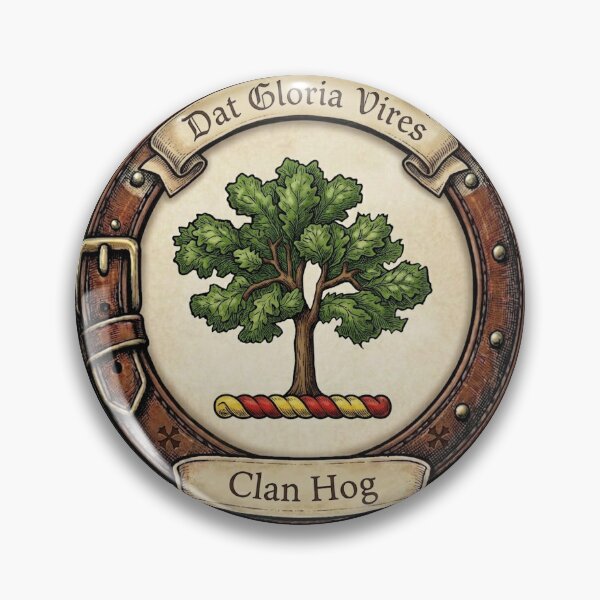 Item preview, Clan Hog Crest designed and sold by BagTown Clans.
