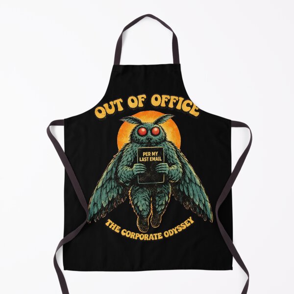 Item preview, Funny Mothman Corporate Void Per My Last Email Retro Sci-Fi Cryptid Tee designed and sold by Mythic Ink Studio.
