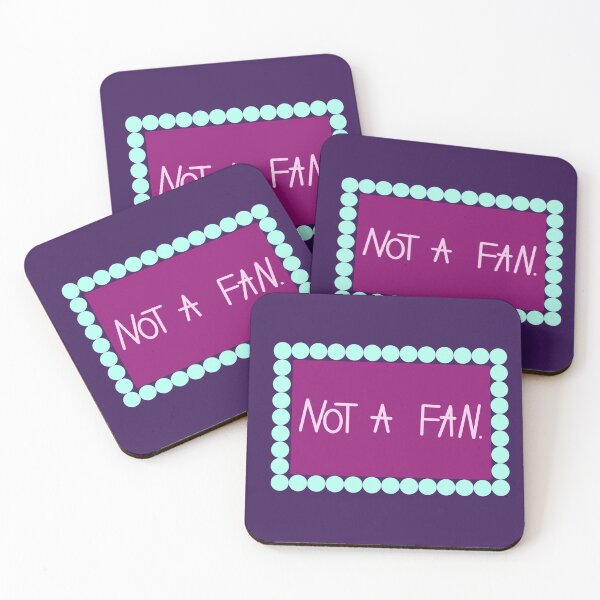 Item preview, Not a fan designed and sold by Belle-creates.