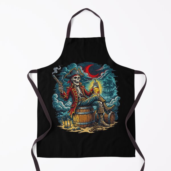 Item preview, Skeleton Pirate Captain Undead Buccaneer Nautical  designed and sold by TeeARTHY.